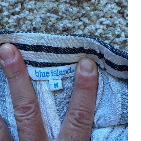 BLUE ISLAND Cover Up Pants, size women's Medium; Lightweight; Flared Fringe - Picture 6 of 9